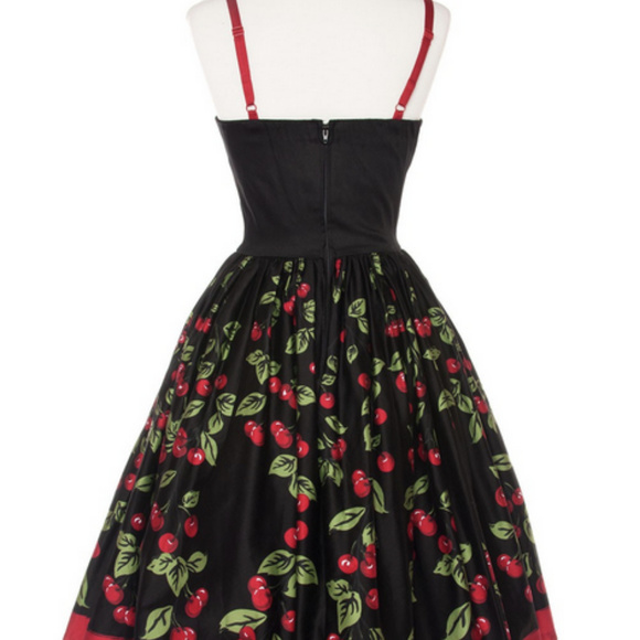 Jenny - Cherry 60's Swing Dress - Picture 3 of 5